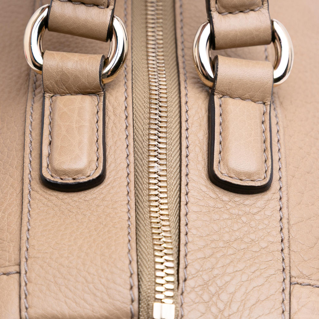Gucci Pebbled Calfskin Soho Cellarius Boston