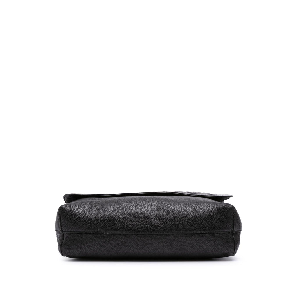 Gucci Pebbled Calfskin Soho Messenger Bag