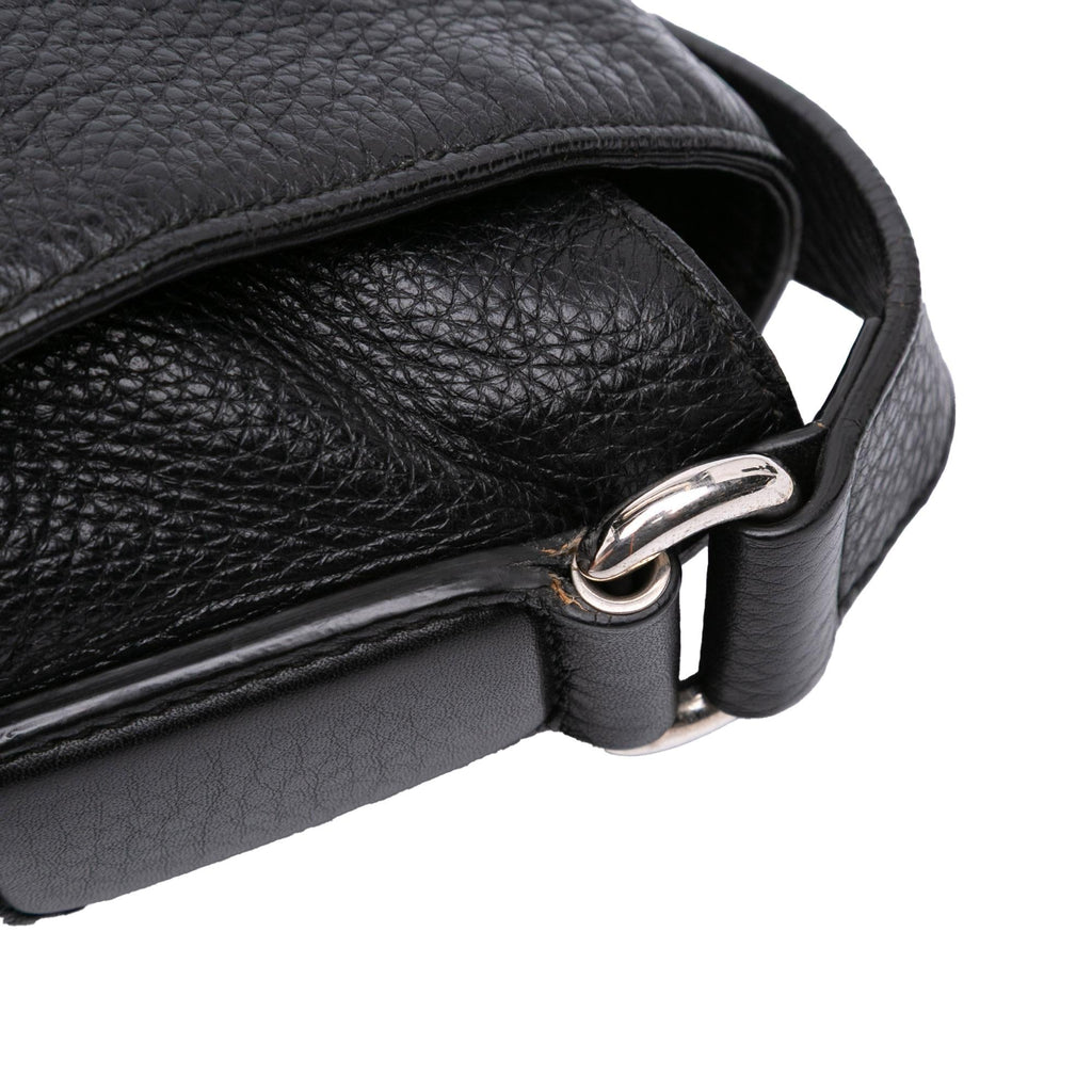 Gucci Pebbled Calfskin Soho Messenger Bag