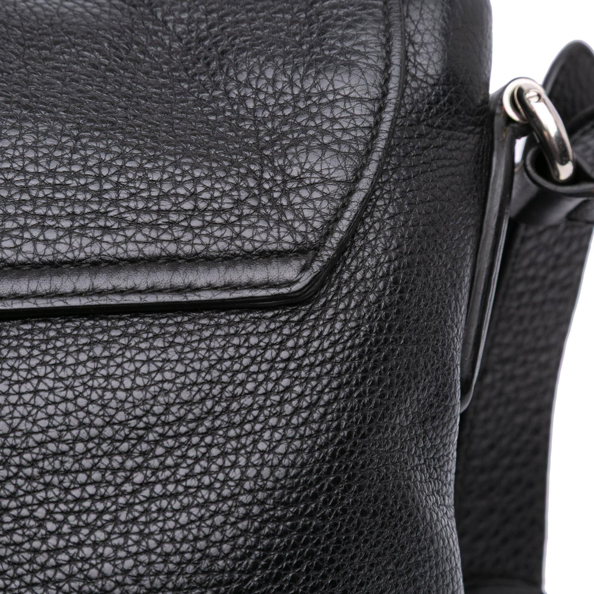 Gucci Pebbled Calfskin Soho Messenger Bag