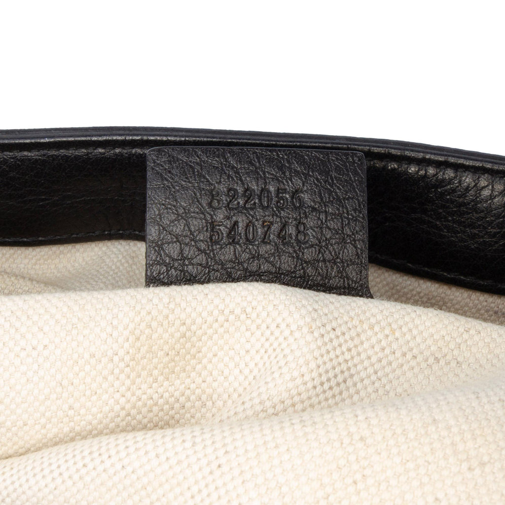 Gucci Pebbled Calfskin Soho Messenger Bag