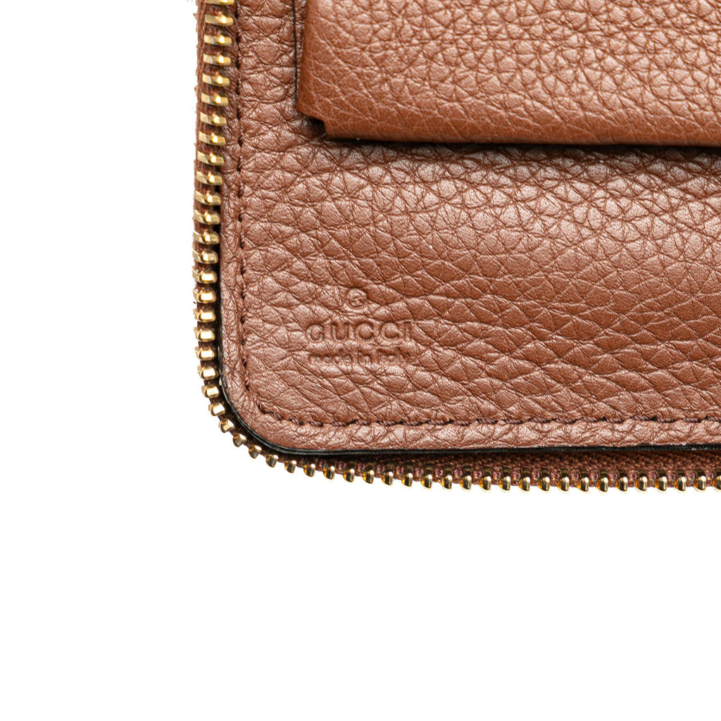 Gucci Pebbled Calfskin Soho Travel Document Case