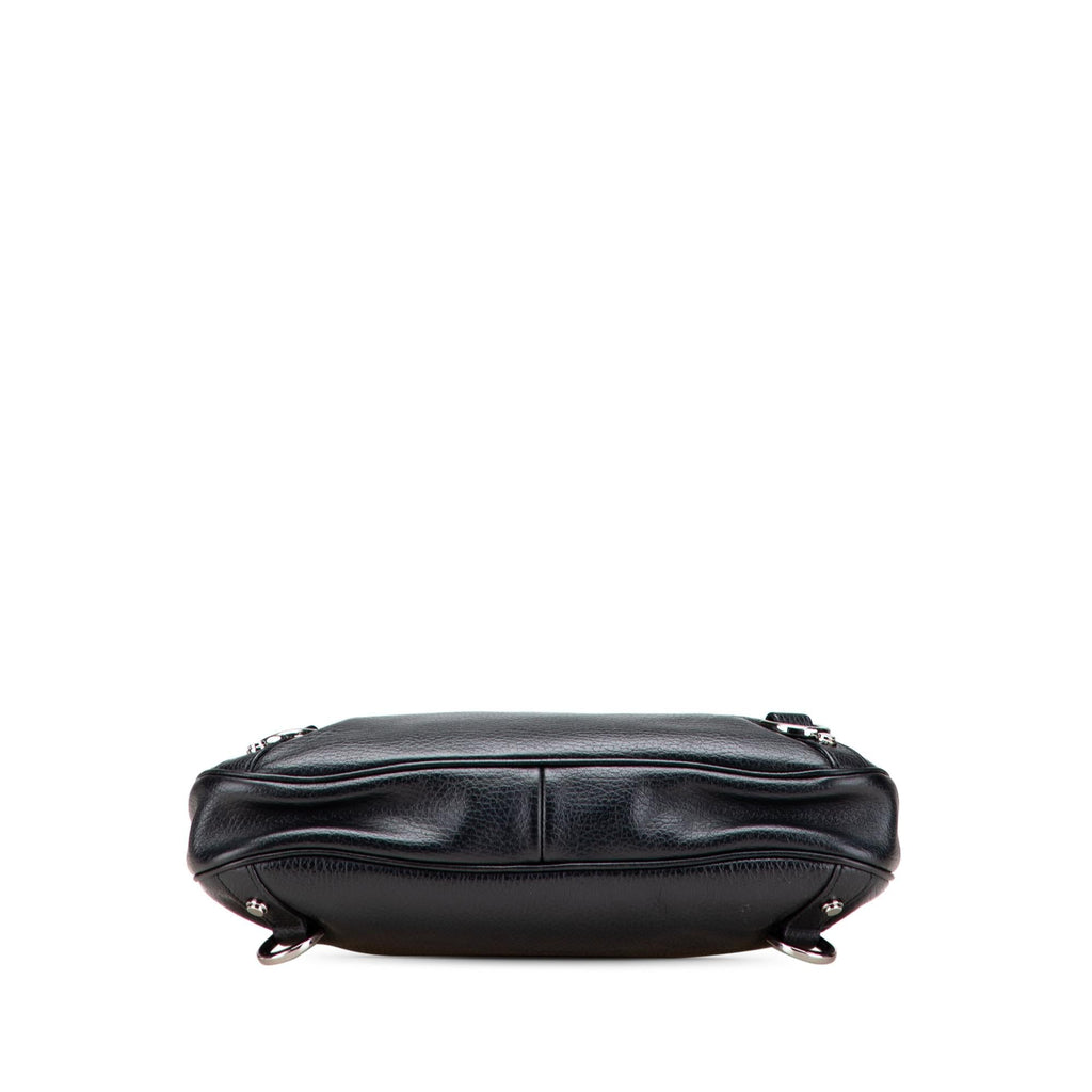 Gucci Pebbled Leather Abbey D Ring Shoulder Bag