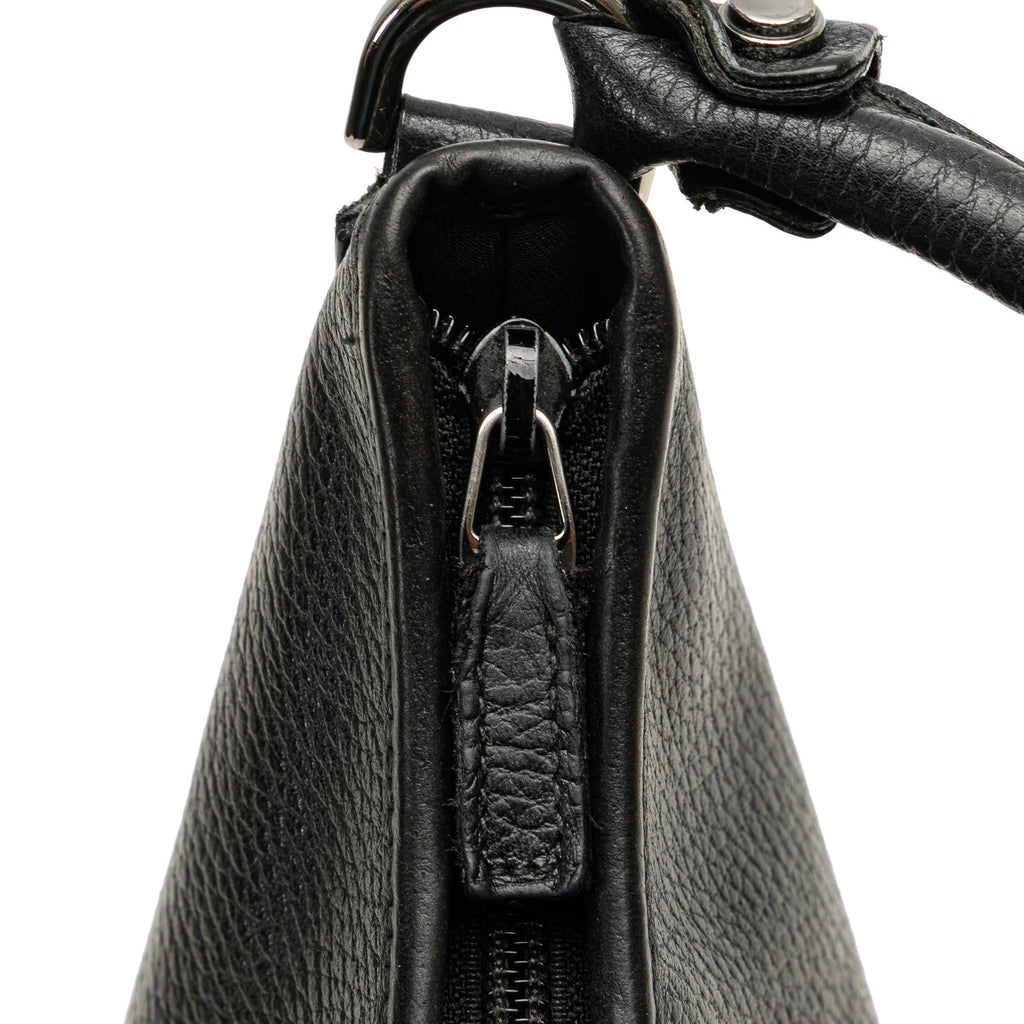 Gucci Pebbled Leather Abbey D Ring Shoulder Bag