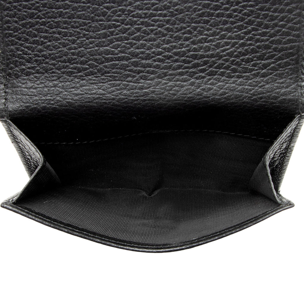 Gucci Pebbled Leather GG Marmont FrLBch Wallet