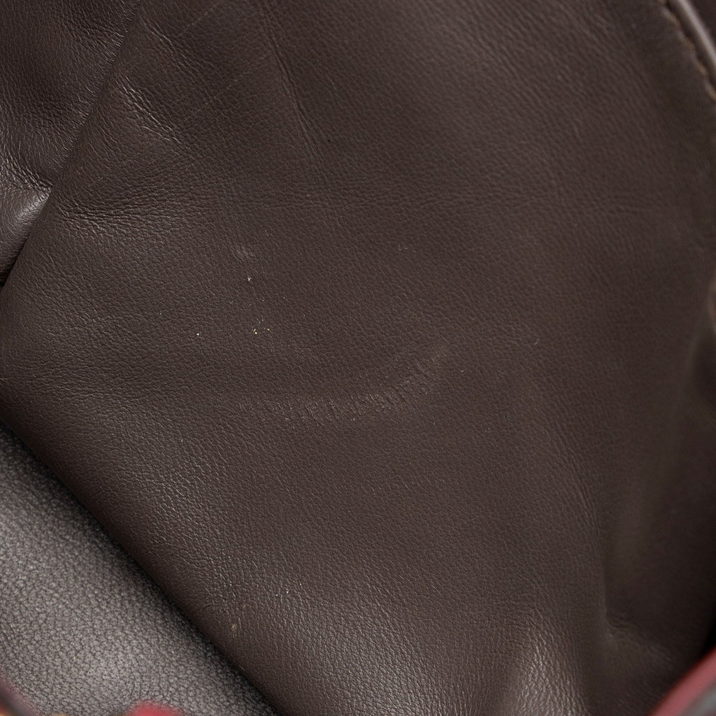 Gucci Pebbled Leather Miss Bamboo Medium Crossbody