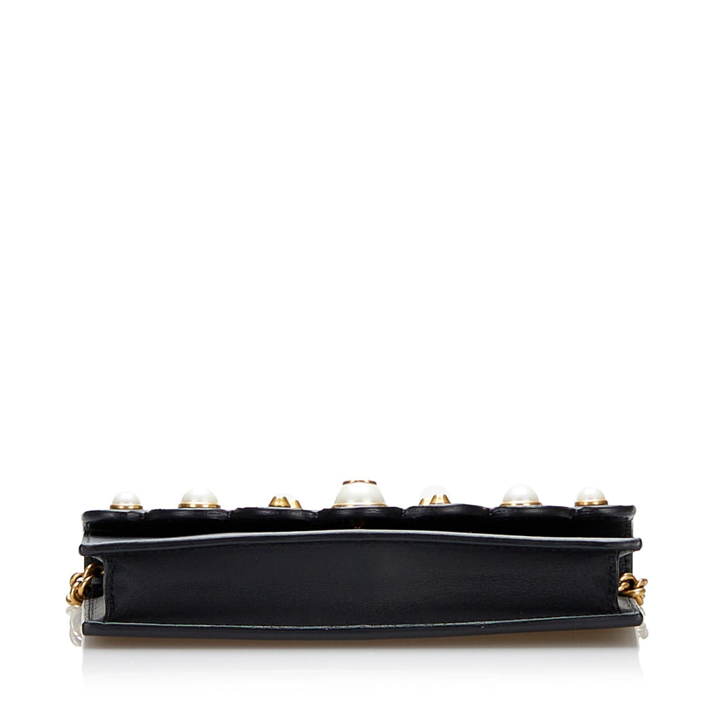 Gucci Peony Pearly Wallet On Chain (SHG-rRgoQZ)