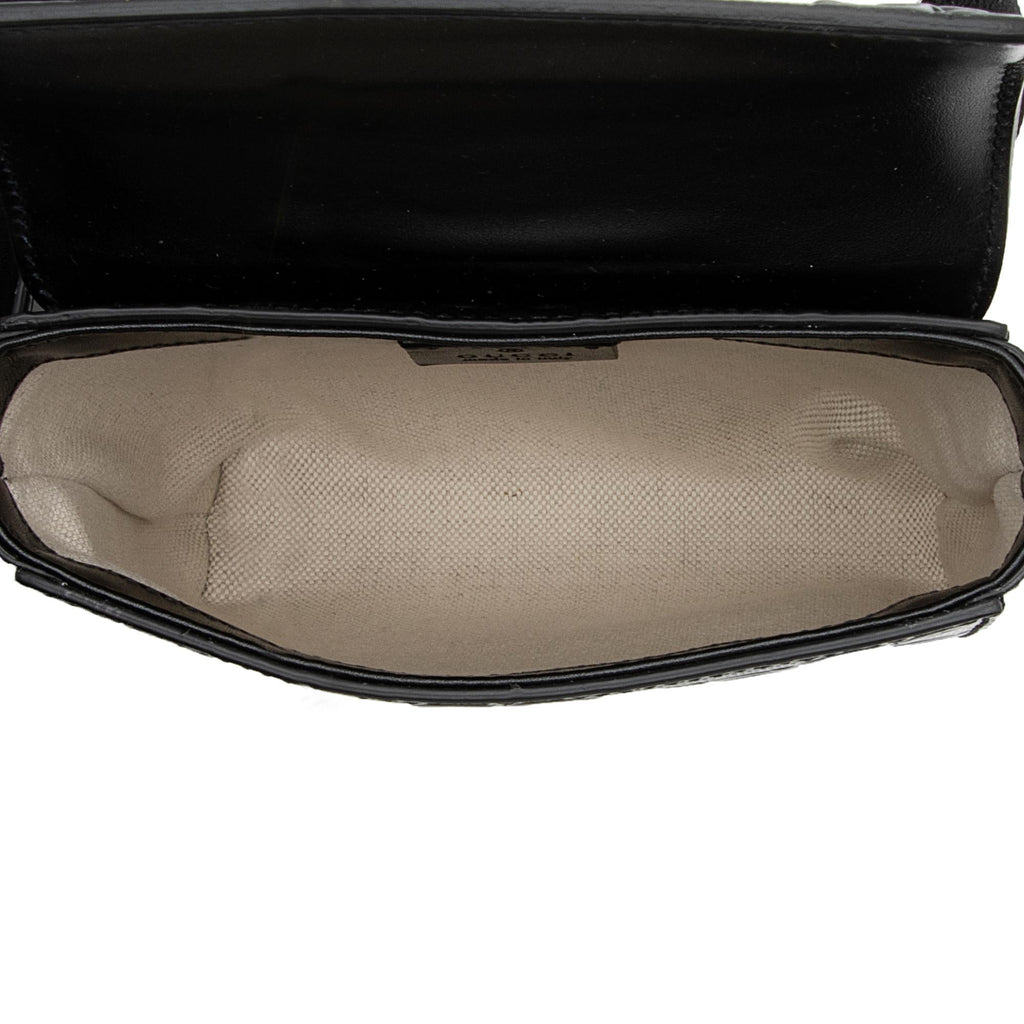Gucci Perforated GG Double Belt Bag (SHF-ulhtMl)