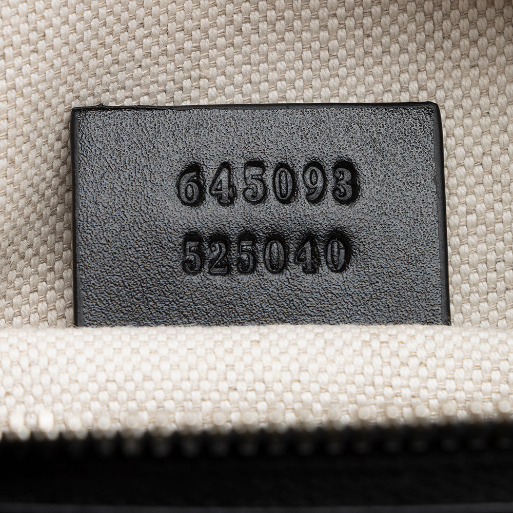 Gucci Perforated Gucci Embossed Pocket Belt Bag (SHF-21585)