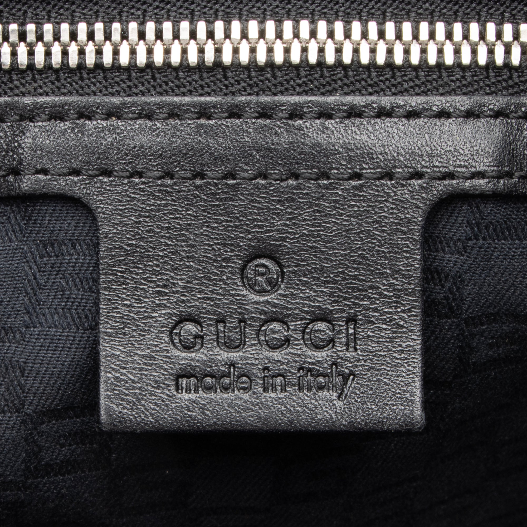 Gucci Perforated Leather Interlocking G Reins Satchel (SHF-23526)