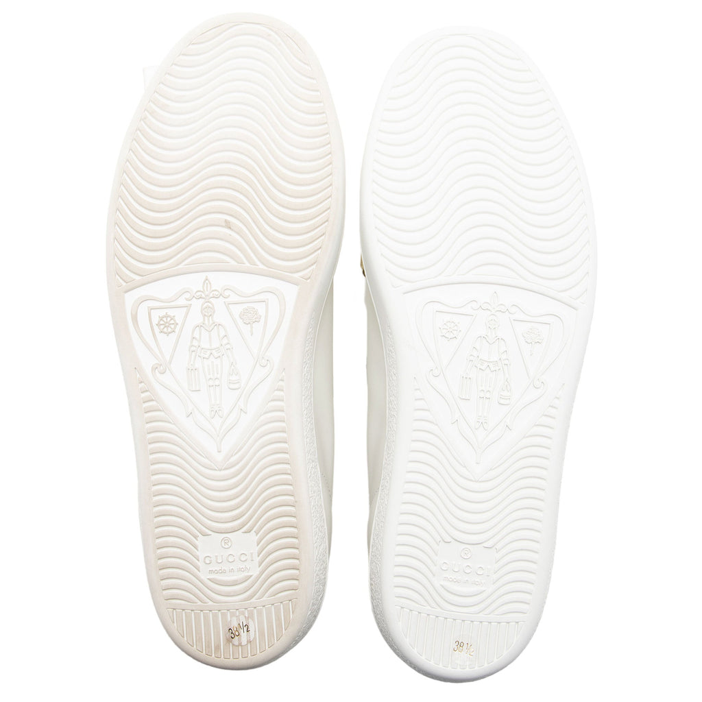 Gucci Perforated Leather Interlocking GG Ace Sneakers - Size 8.5 / 38.5 (SHF-IEm56f)