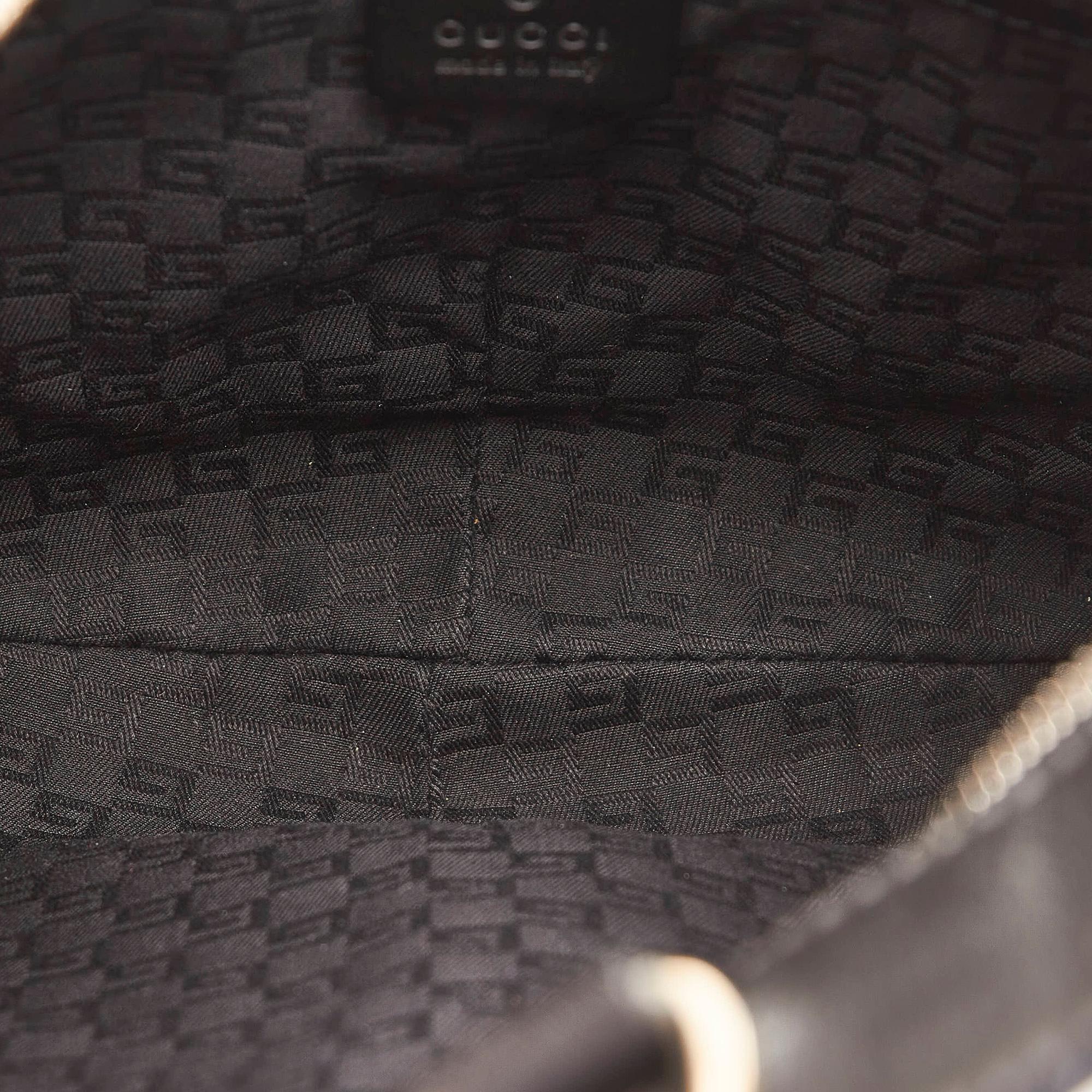 Gucci Perforated Leather Reins Hobo Bag (SHG-33309)
