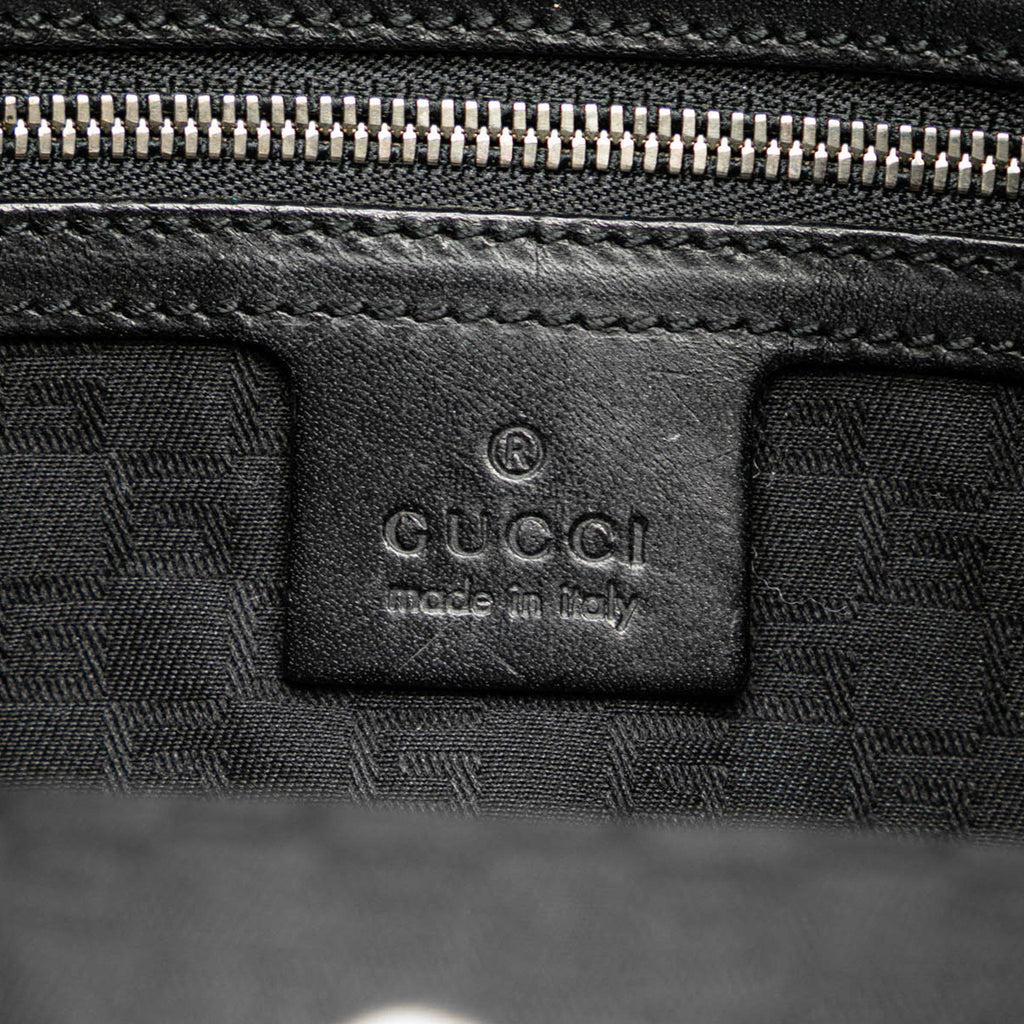 Gucci Perforated Leather Reins Hobo (SHG-MnlrPw)