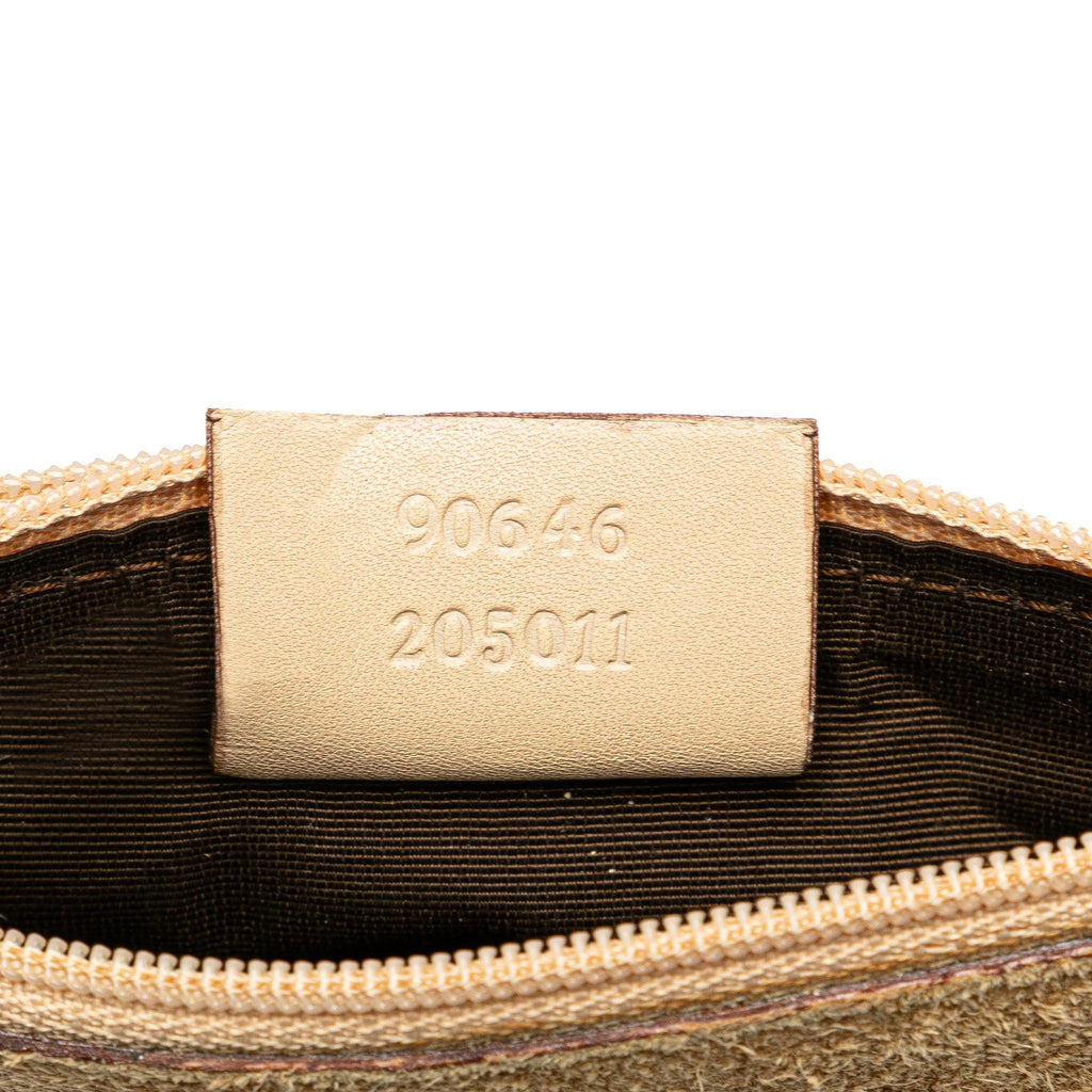 Gucci Perforated Leather Shoulder Bag (SHG-lPr0aq)