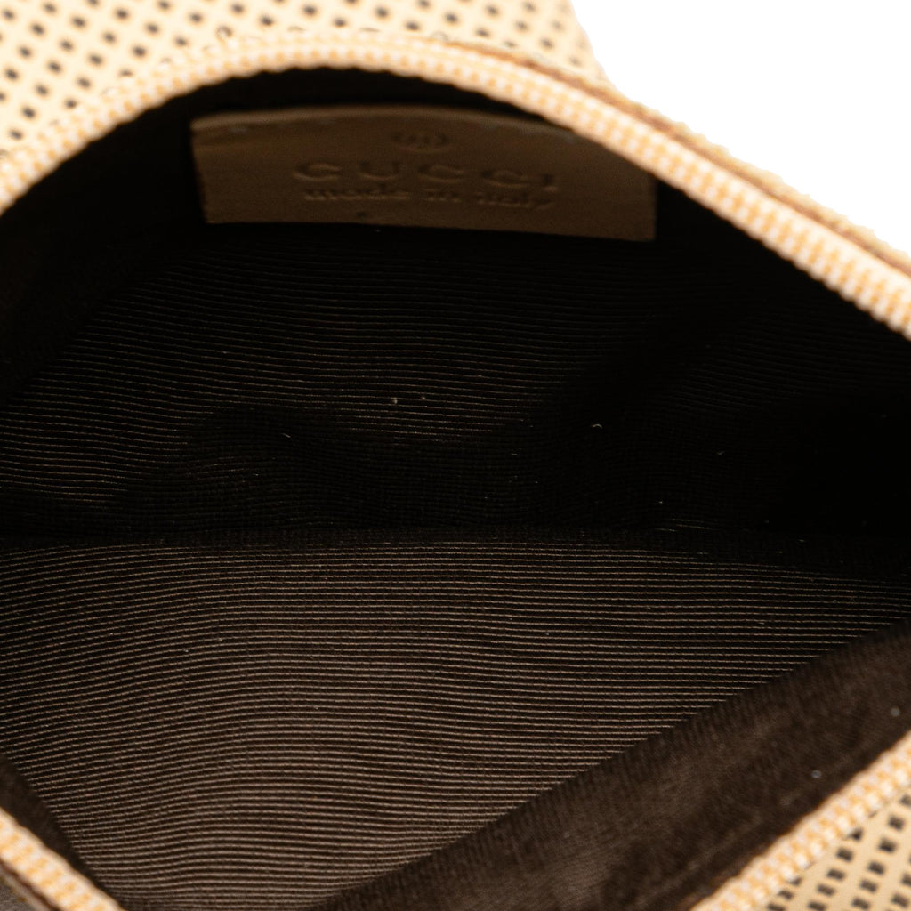 Gucci Perforated Leather Shoulder Bag (SHG-lPr0aq)