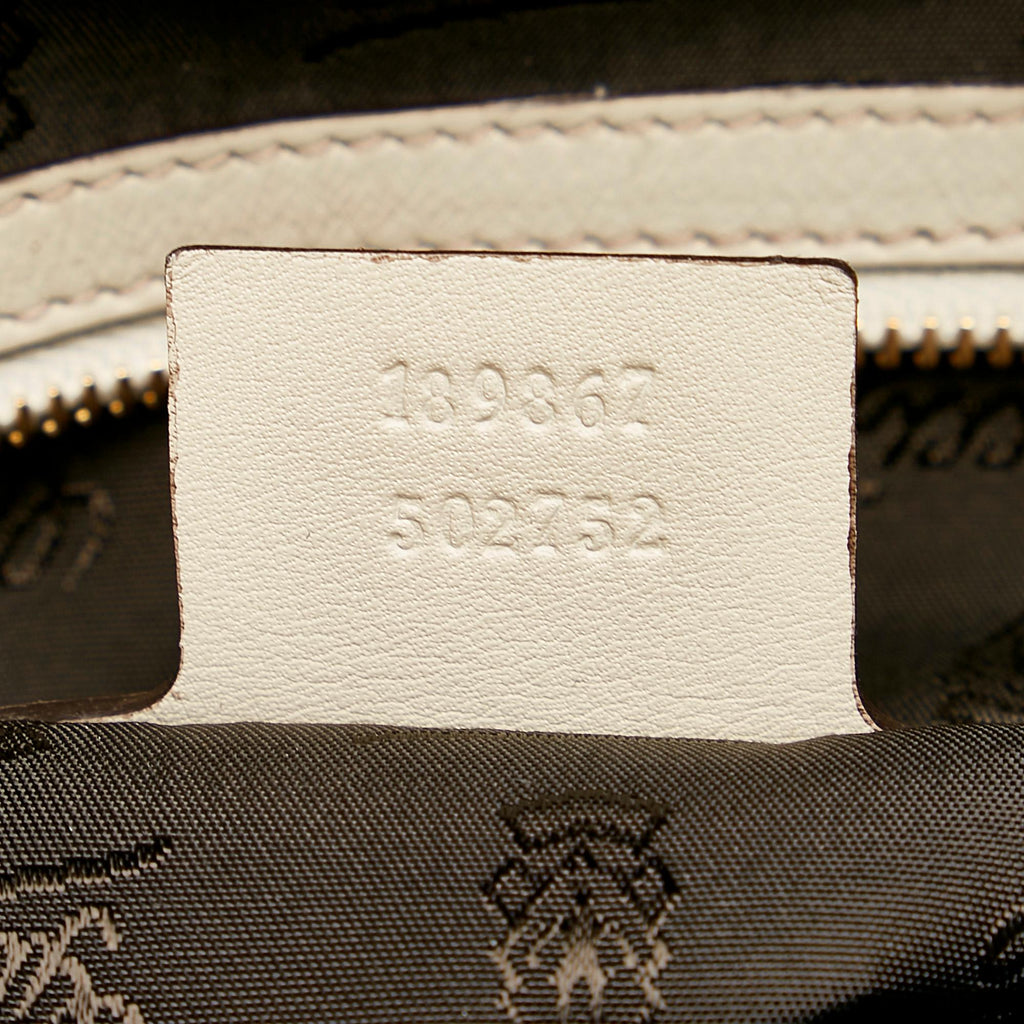 Gucci Pop Bamboo Leather Satchel (SHG-30966)