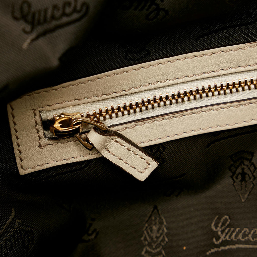 Gucci Pop Bamboo Leather Satchel (SHG-30966)