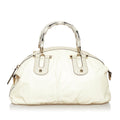 Gucci Pop Bamboo Leather Satchel (SHG-30966)