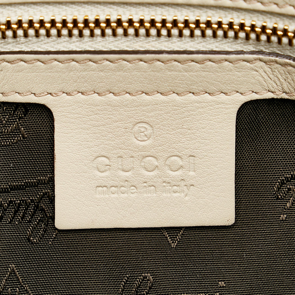 Gucci Pop Bamboo Leather Satchel (SHG-30966)
