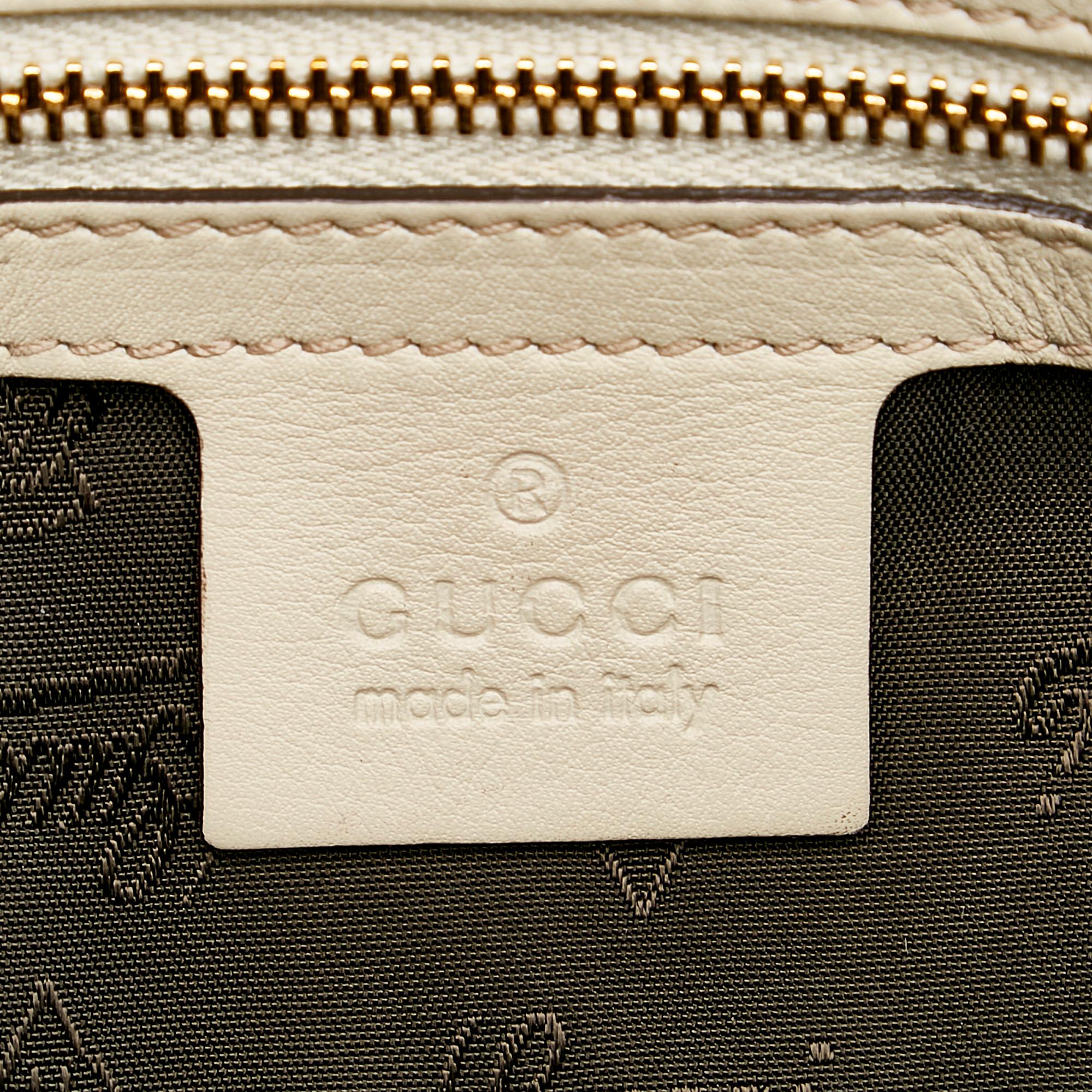 Gucci Pop Bamboo Leather Satchel (SHG-30966)