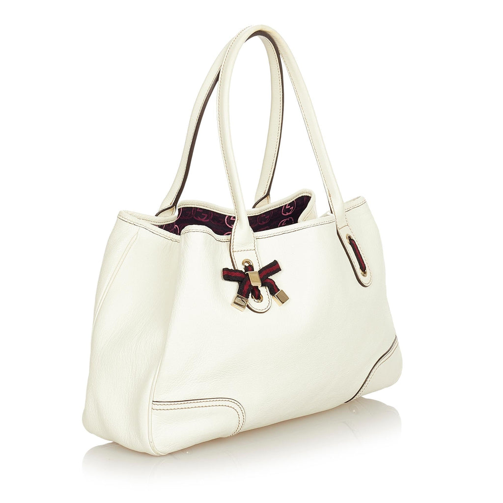 Gucci Princy Leather Tote Bag (SHG-31836)