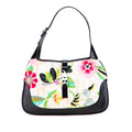 Gucci Printed Canvas Floral Jackie Shoulder Bag