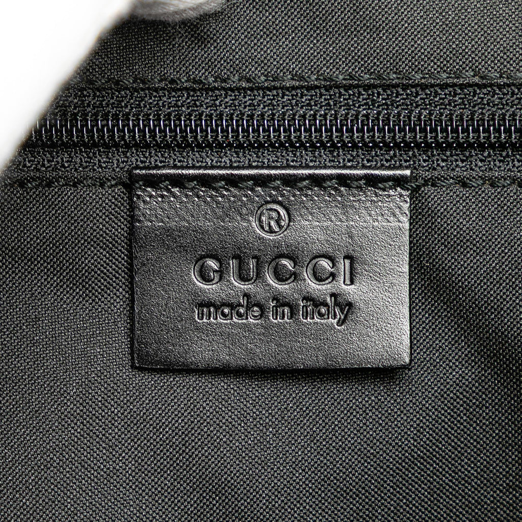Gucci Printed Canvas Floral Jackie Shoulder Bag
