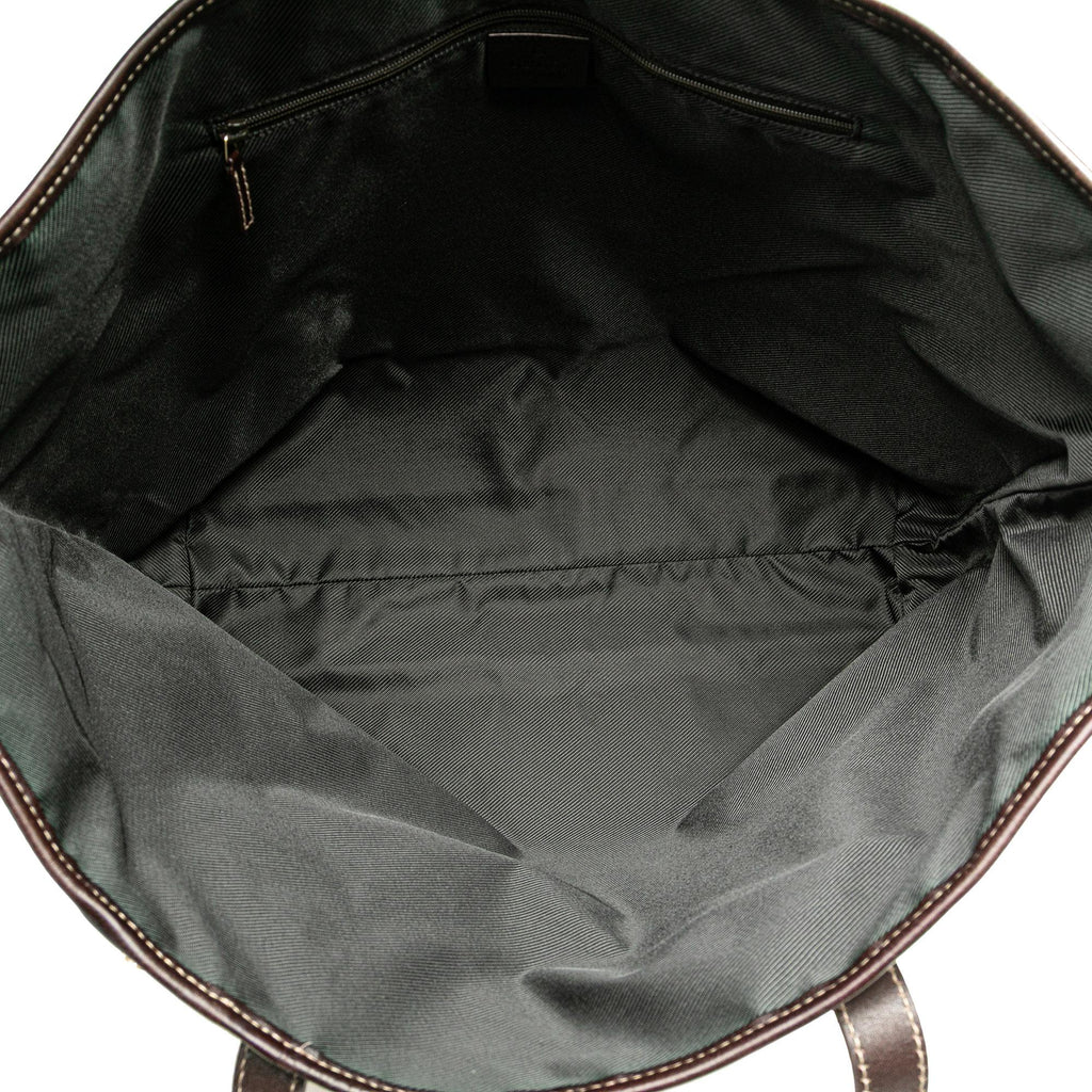 Gucci Printed Canvas Horsebit Tote