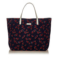 Gucci Printed Canvas Tote Bag (SHG-31840)