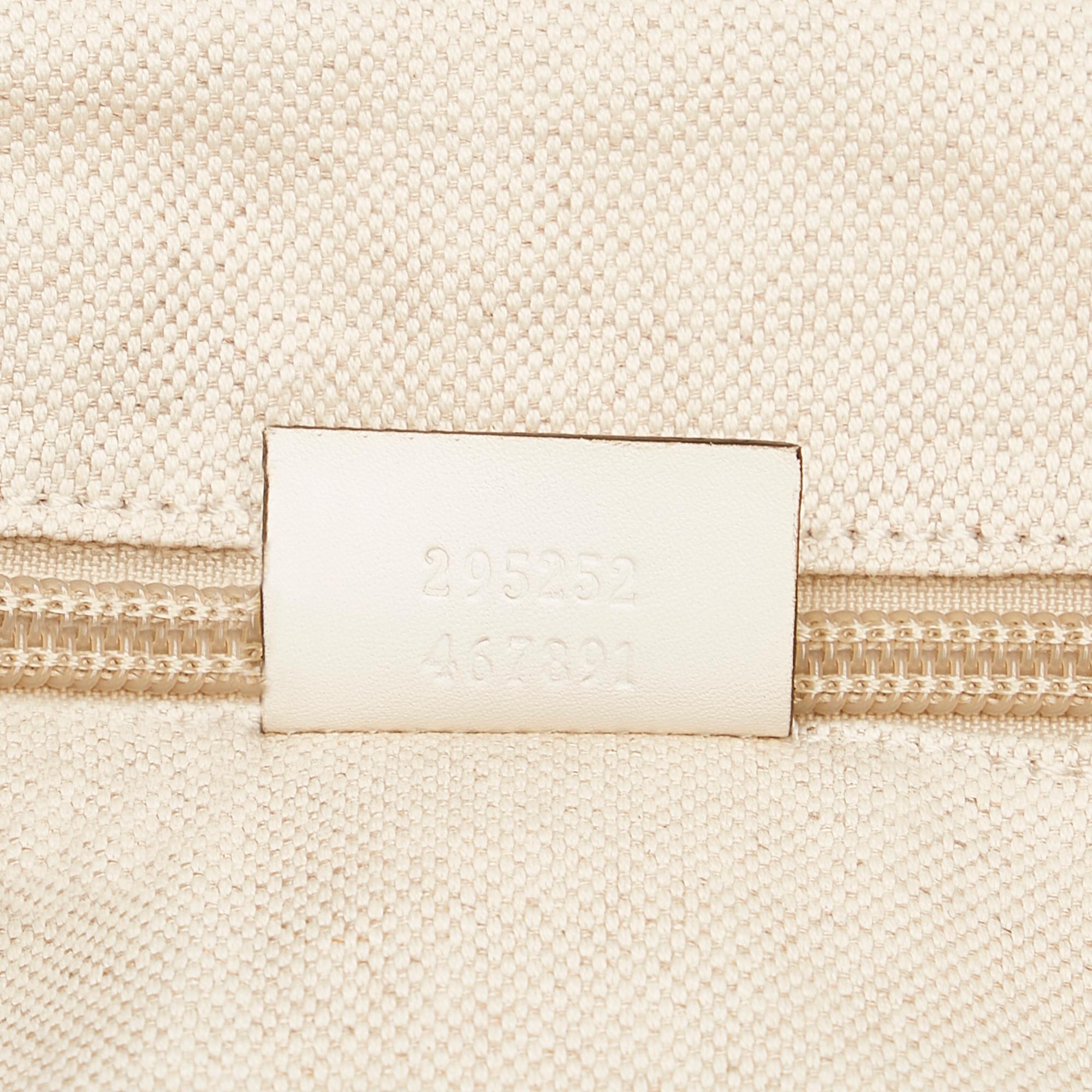 Gucci Printed Canvas Tote Bag (SHG-34840)