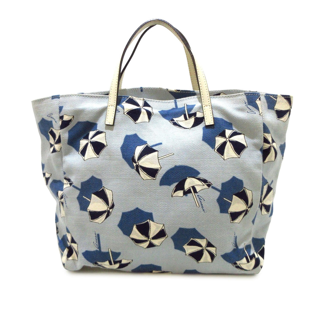 Gucci Printed Canvas Tote (SHG-Ff6P1n)