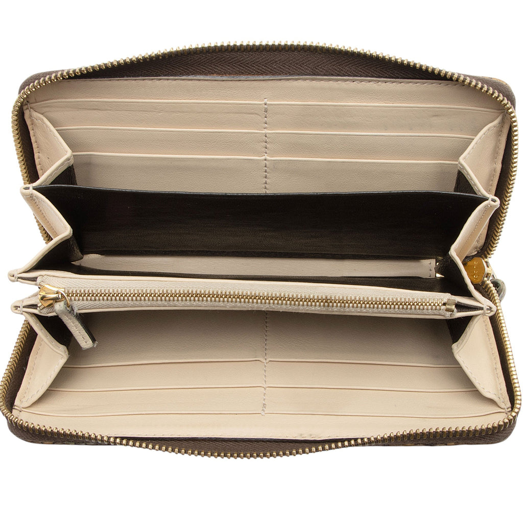 Gucci Python GG Marmont Zip Around Wallet