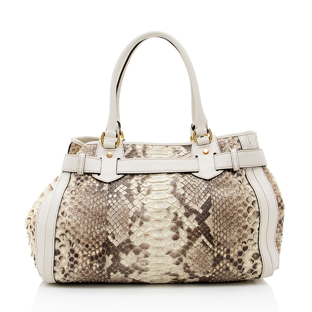Gucci Python Gucci Running Large Satchel (SHF-18823)