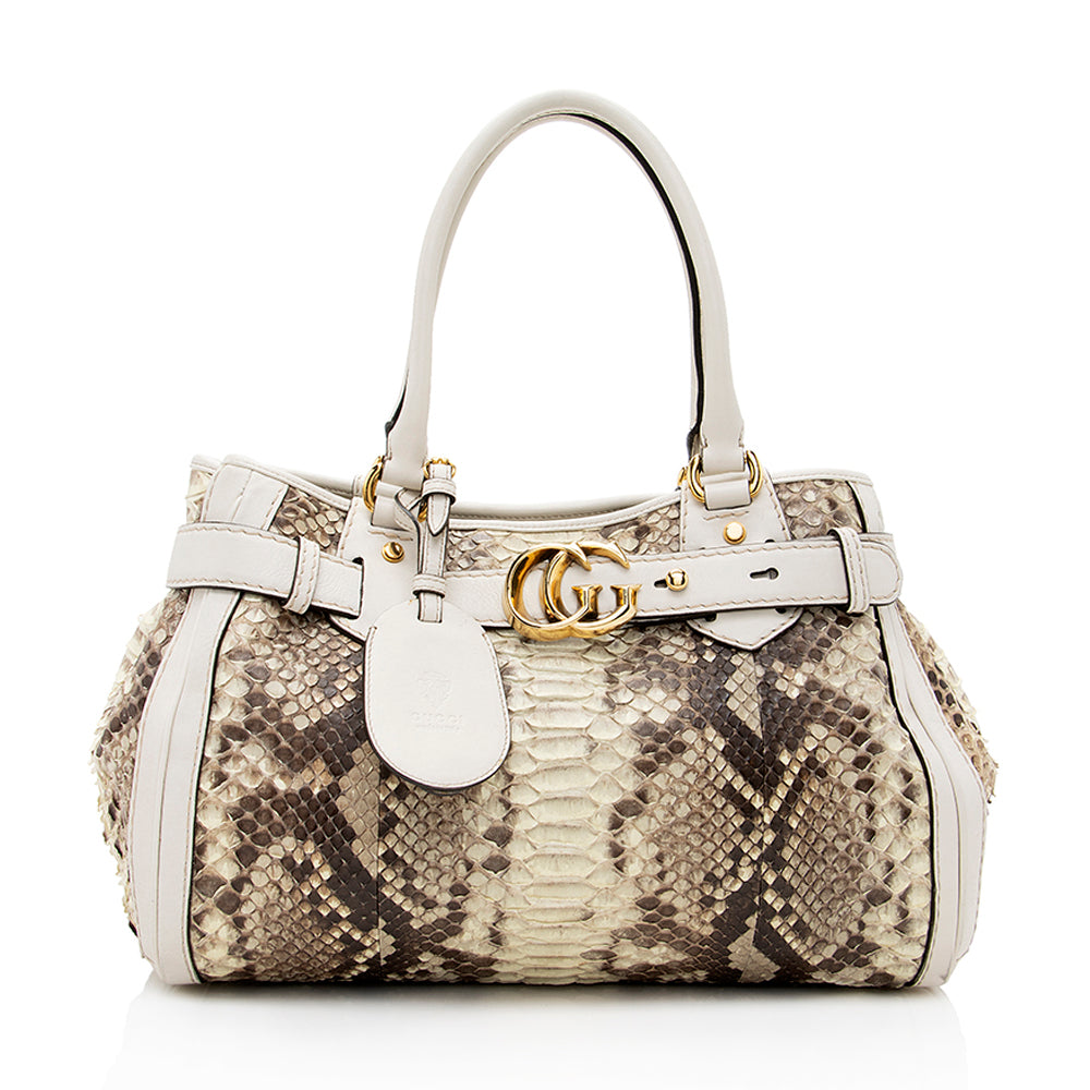 Gucci Python Gucci Running Large Satchel (SHF-18823)