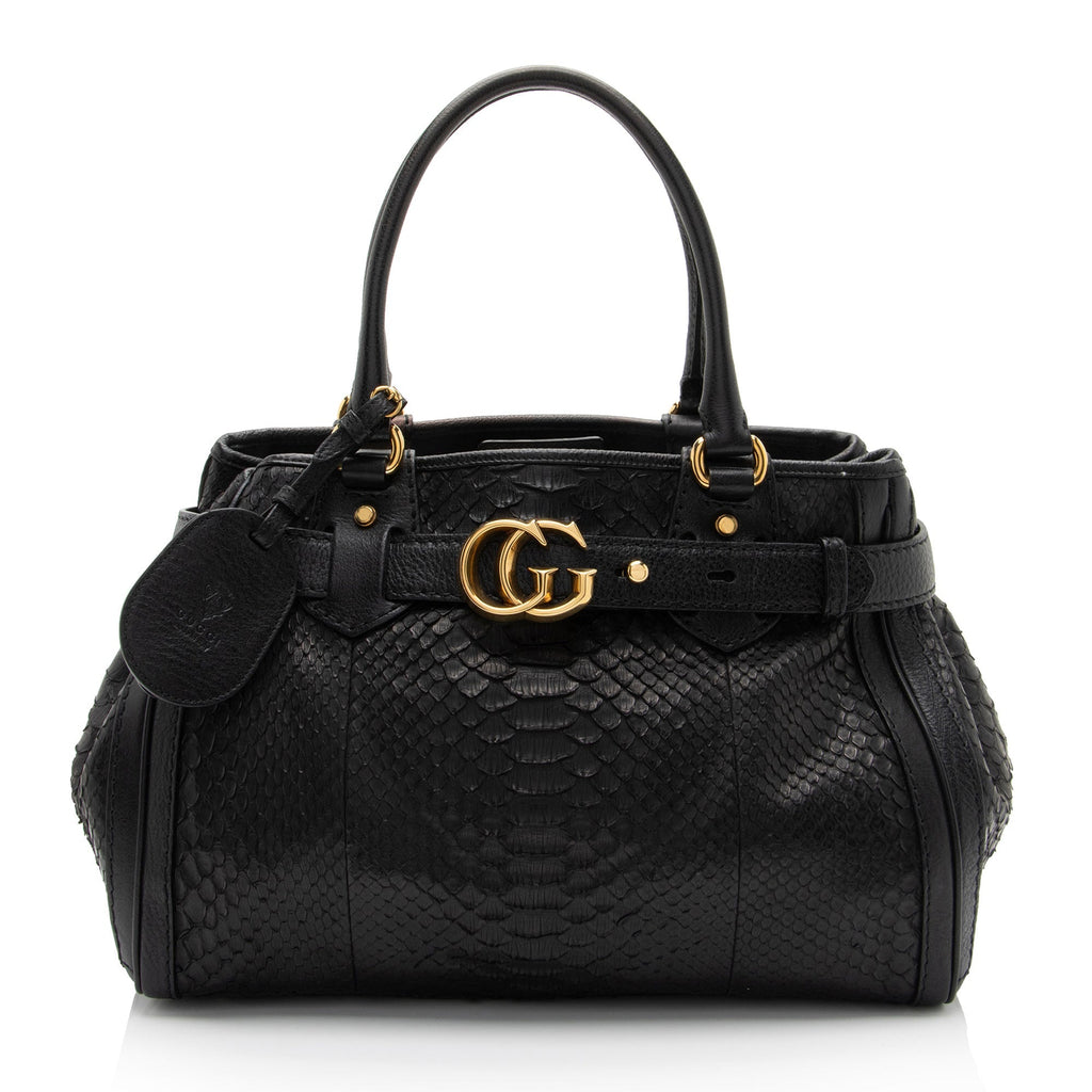 Gucci Python GG Running Medium Satchel (SHF-6xup9n)