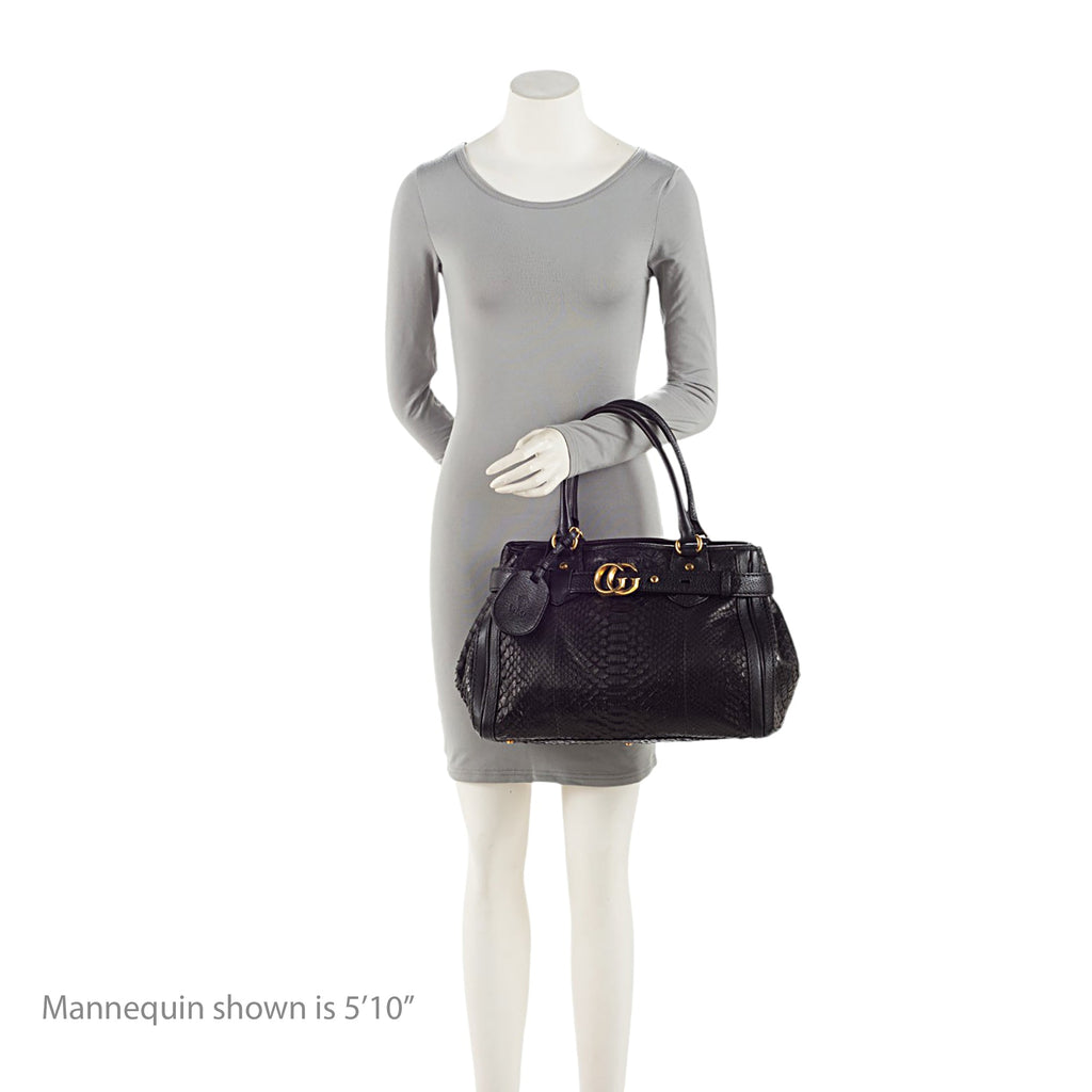 Gucci Python GG Running Medium Satchel (SHF-6xup9n)