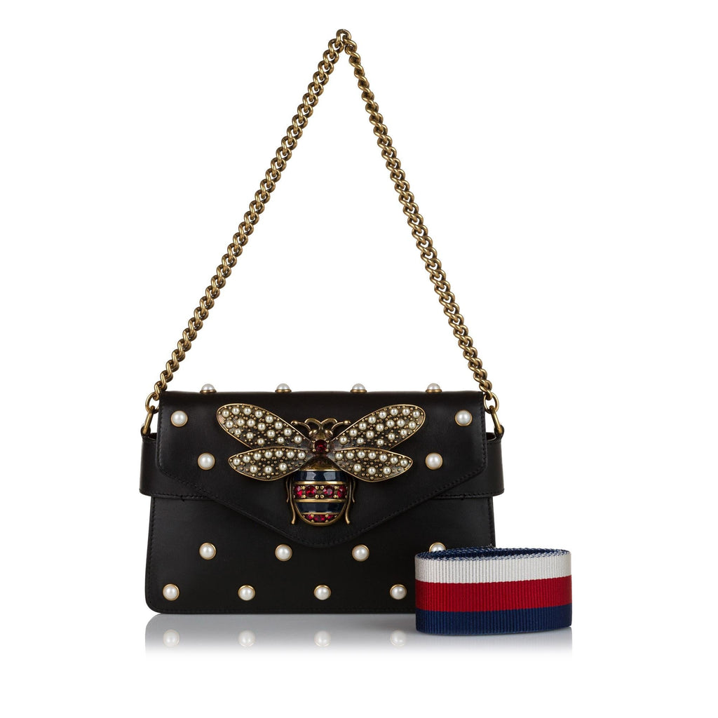 Gucci Queen Margareth Broadway Leather Crossbody Bag (SHG-35079)