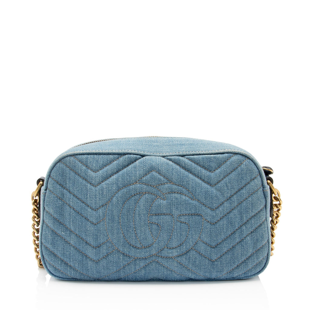 Gucci Matelasse DLBim Pearl GG Marmont Small Camera Bag