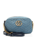 Gucci Matelasse DLBim Pearl GG Marmont Small Camera Bag
