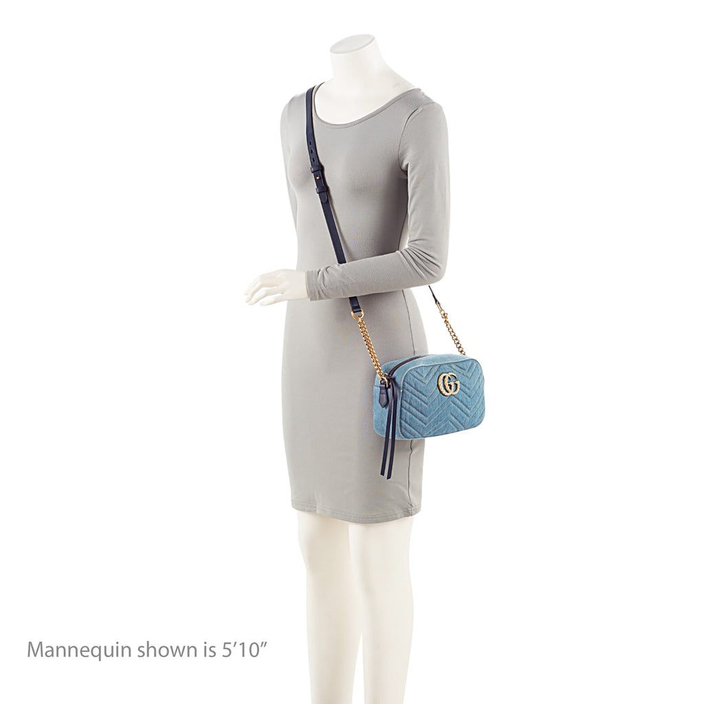Gucci Matelasse DLBim Pearl GG Marmont Small Camera Bag