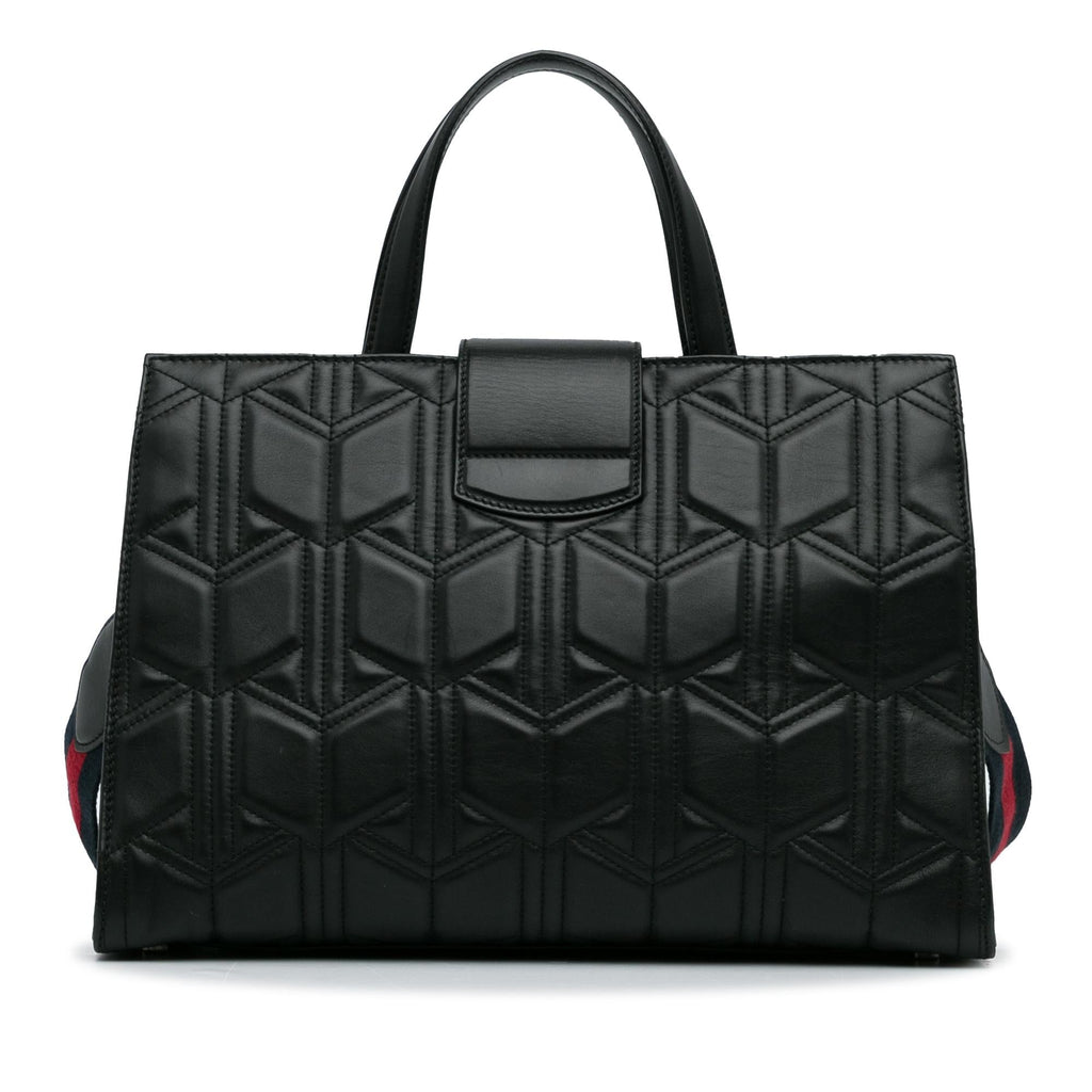 Gucci Quilted Dionysus Web Satchel (SHG-42ZNR1)