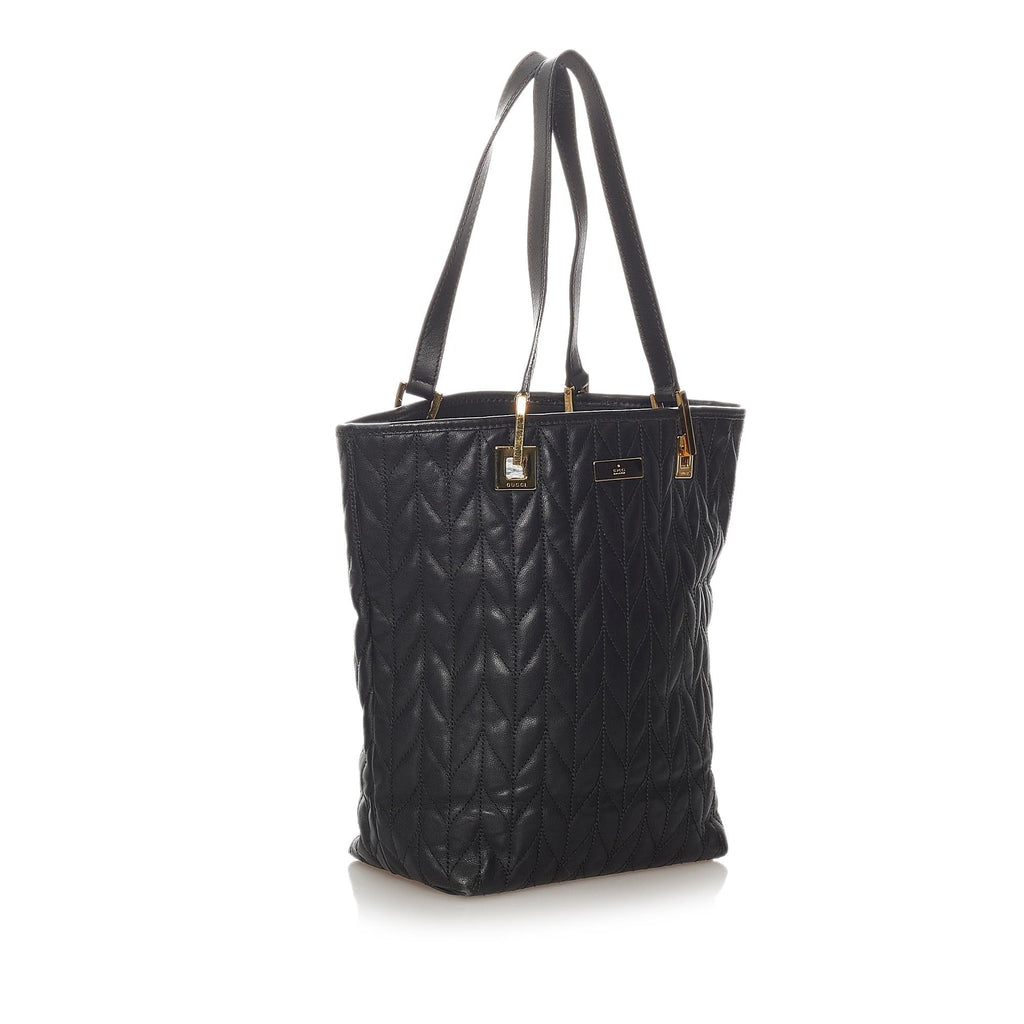 Gucci Quilted Leather Handbag (SHG-27357)