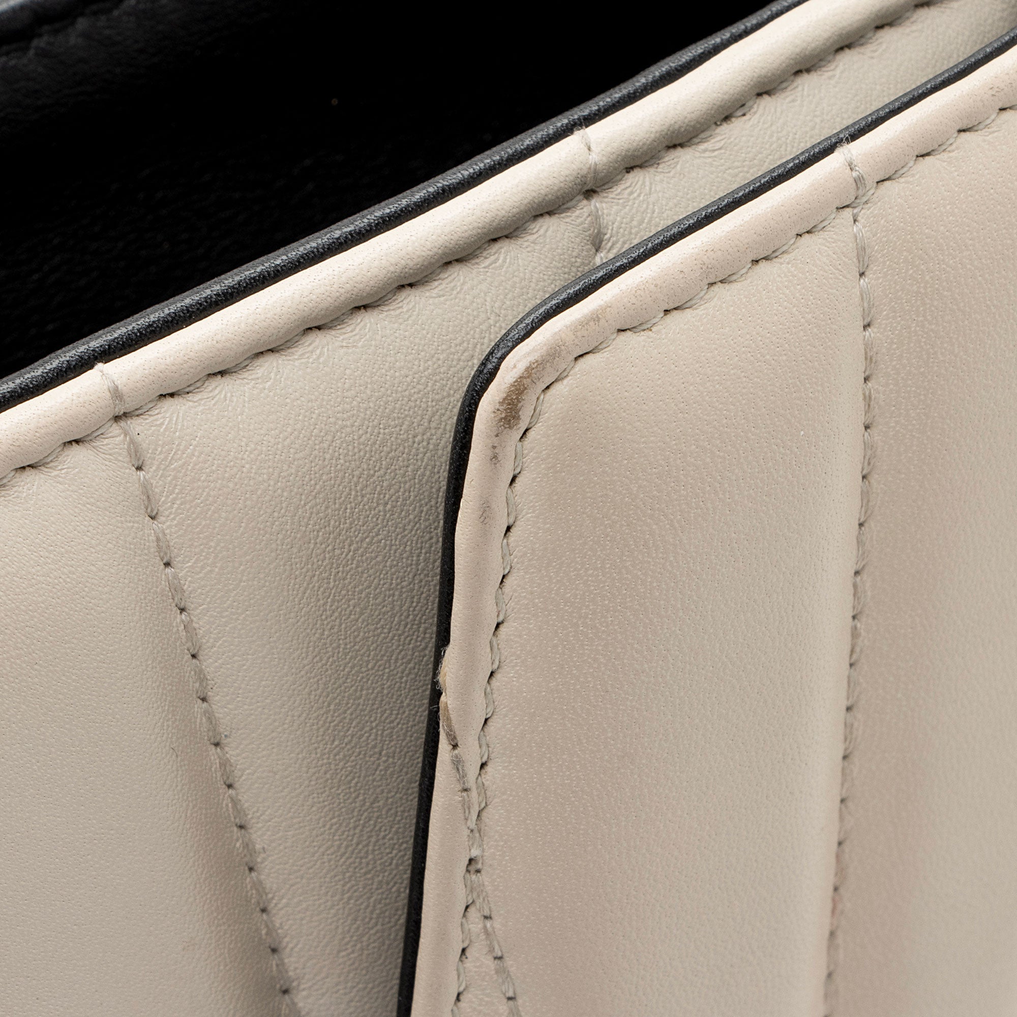 Gucci Quilted Leather Queen Margaret Bee Clutch