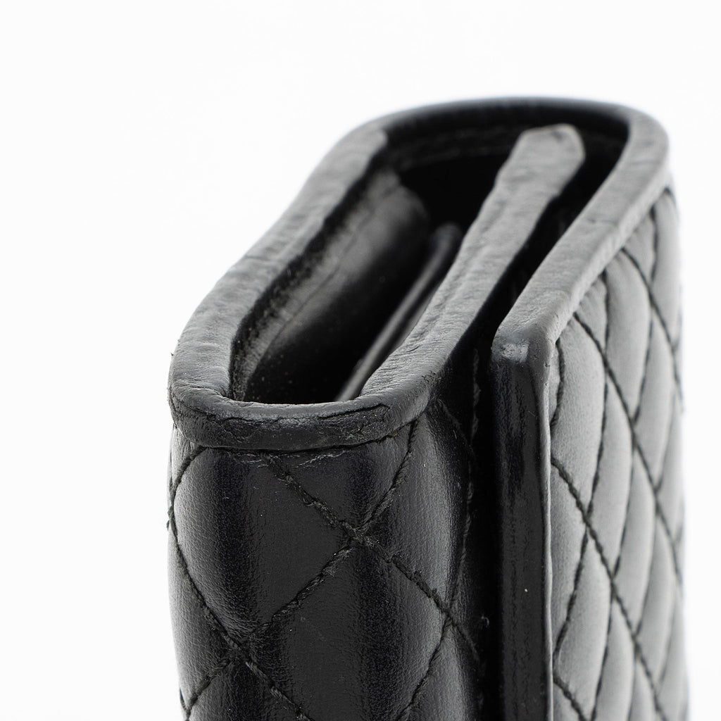 Gucci Quilted Leather GG Marmont Web Trapuntata ContinLBtal Wallet