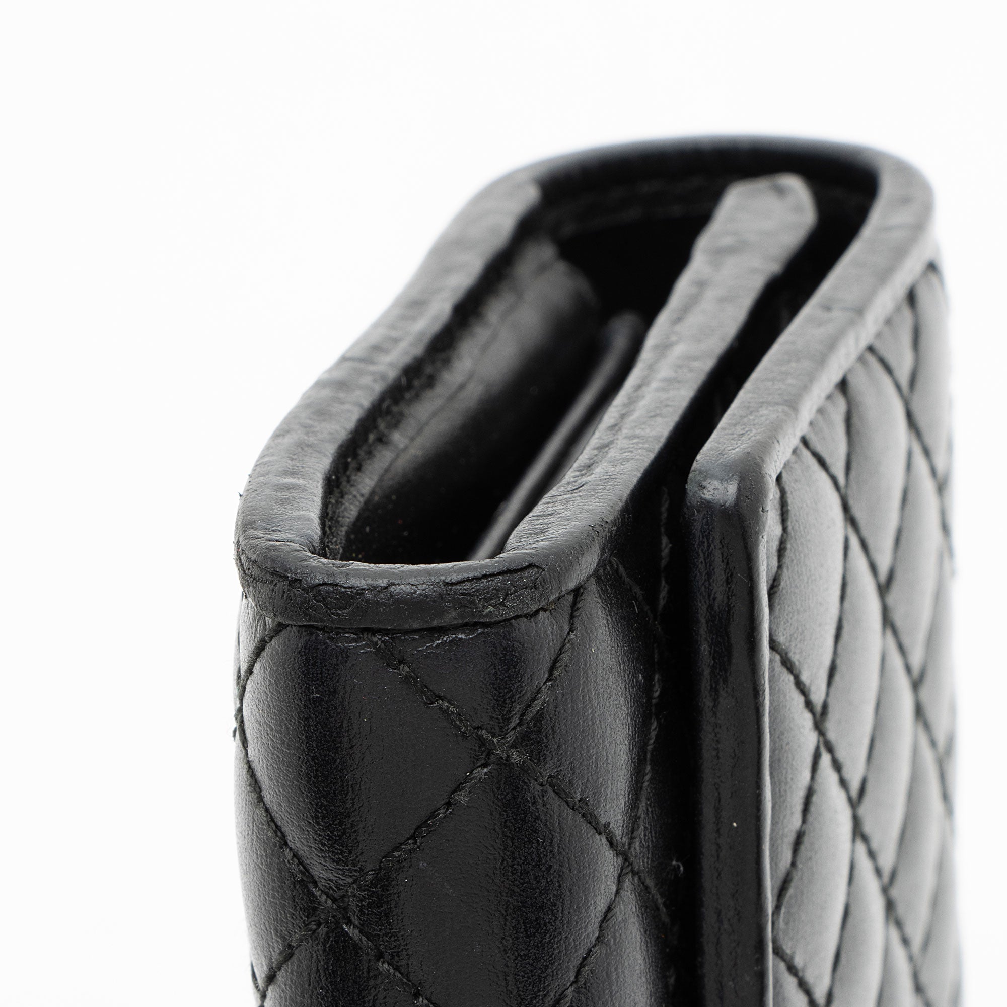 Gucci Quilted Leather GG Marmont Web Trapuntata ContinLBtal Wallet
