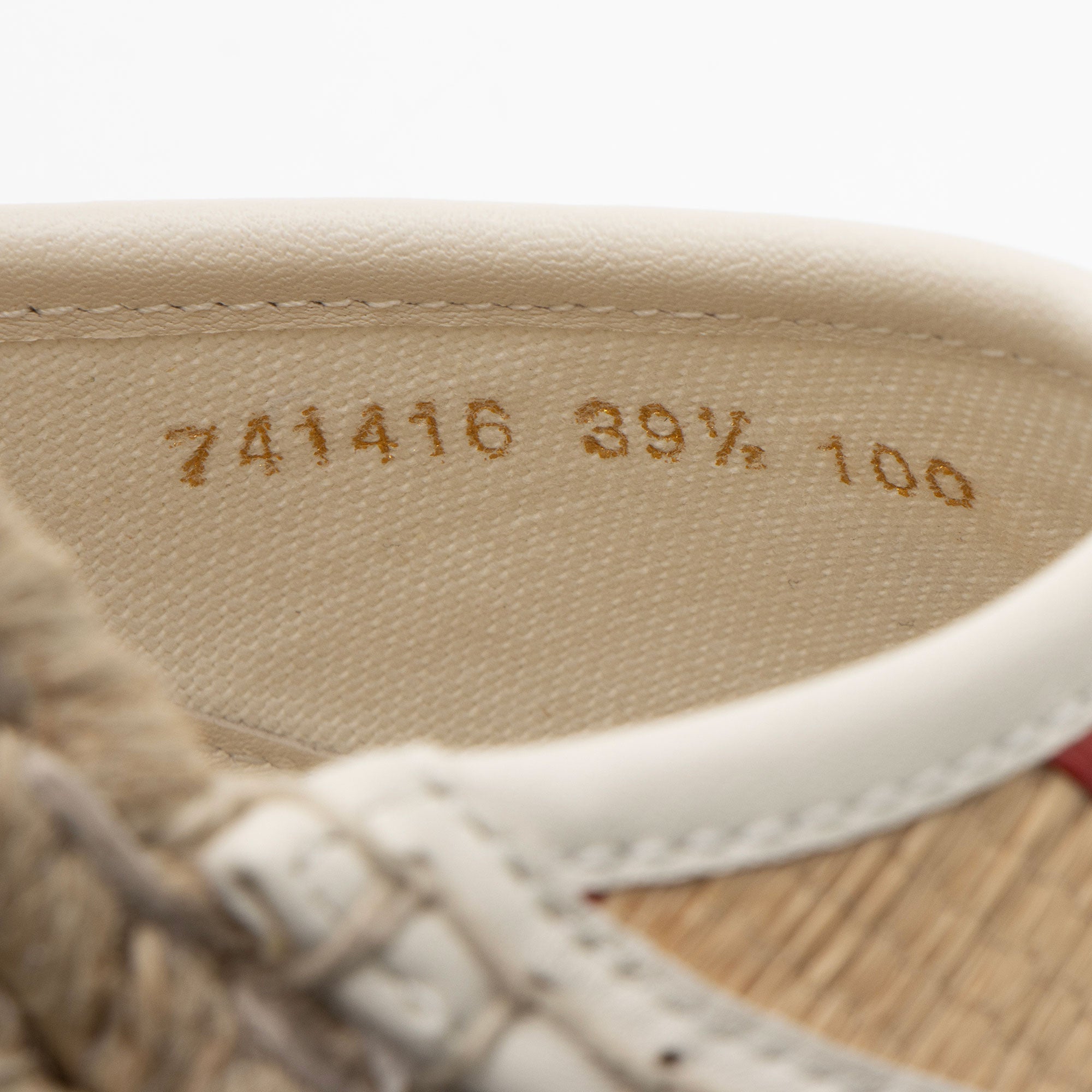 Gucci Raffia GG Espadrille Wedges - Size 9.5 / 39.5