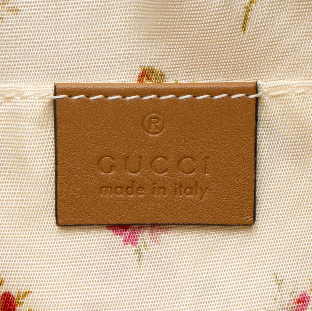 Gucci Raffia Snakeskin Ophidia Mini Shoulder Bag