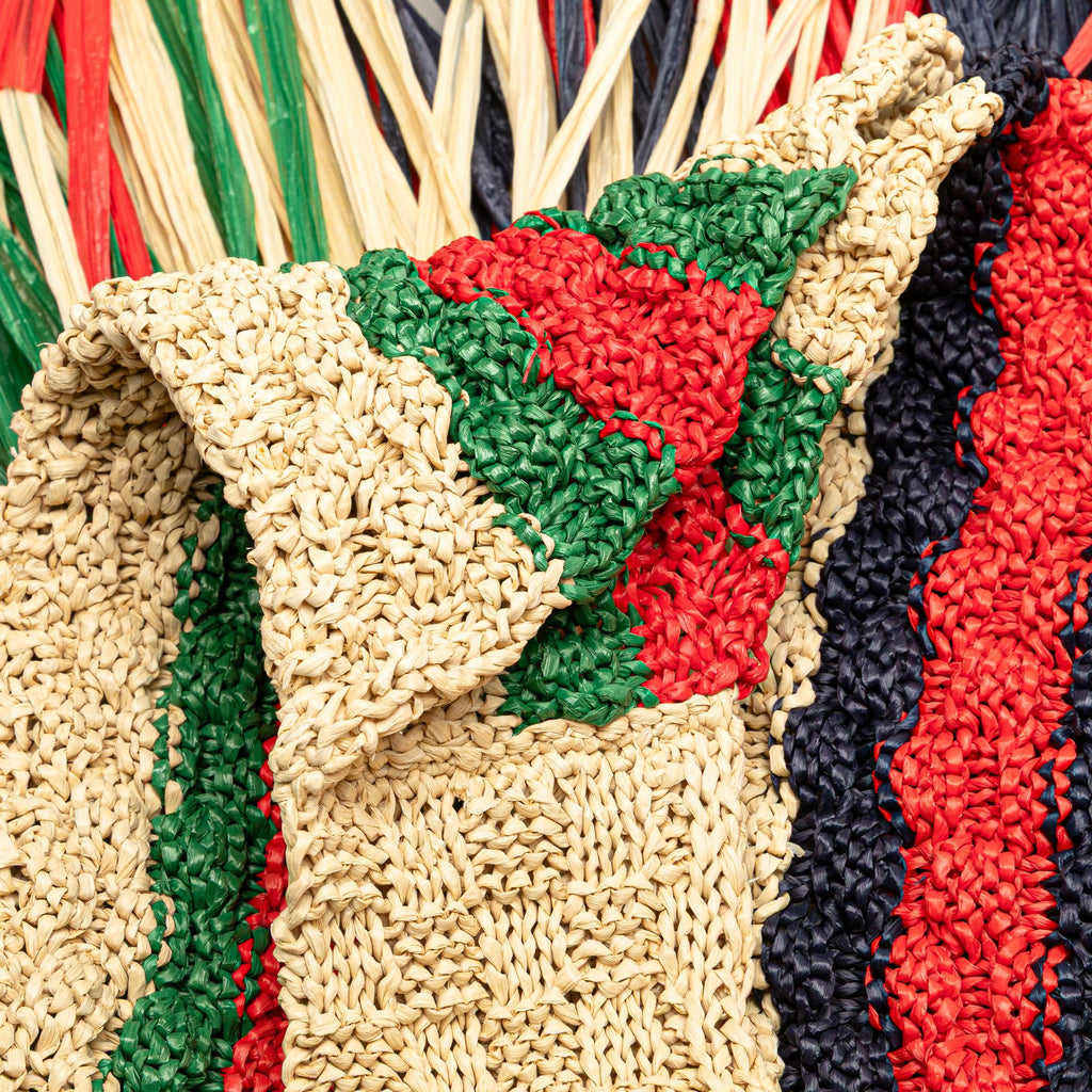 Gucci Raffia Web Crossbody