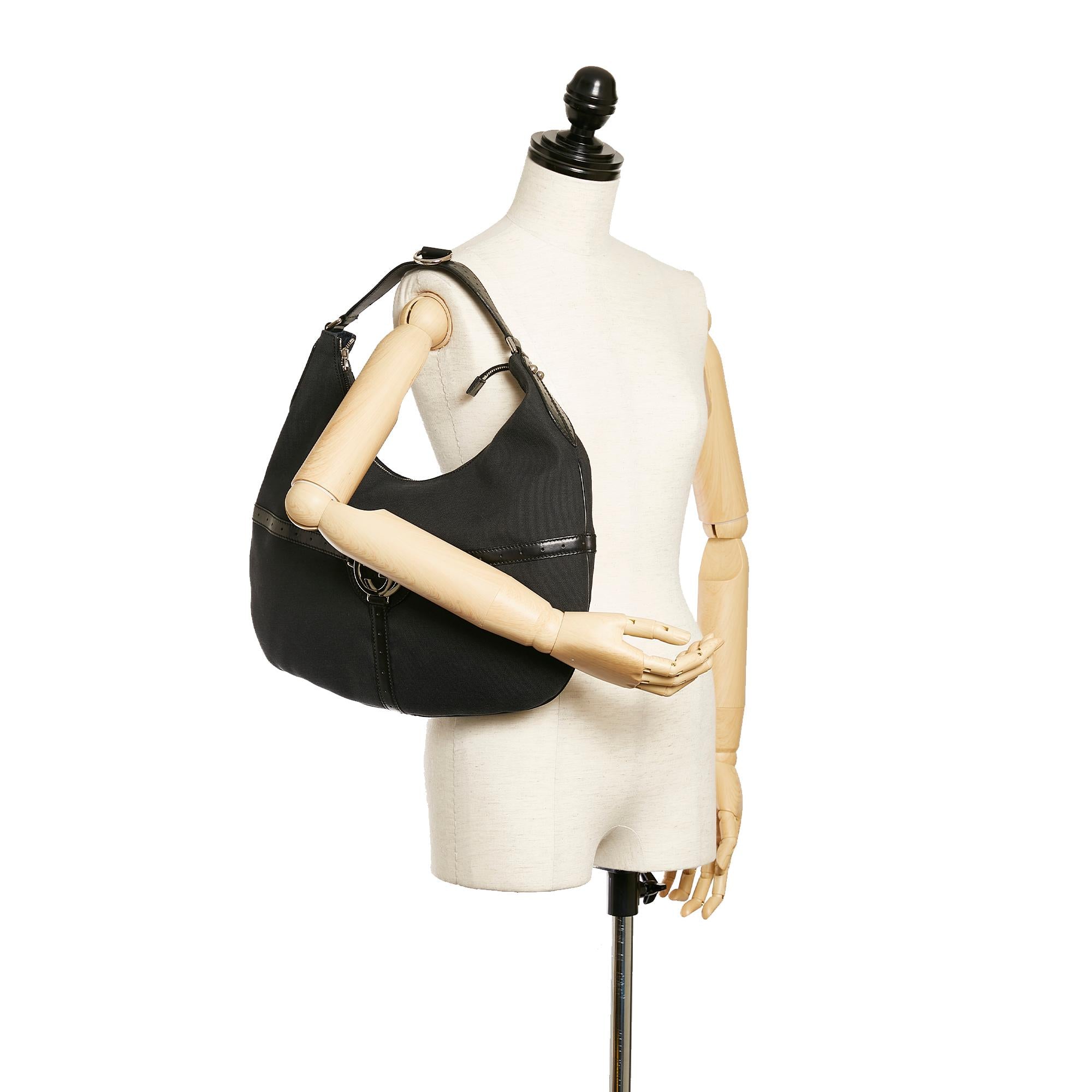 Gucci Reins Canvas Hobo Bag (SHG-27953)