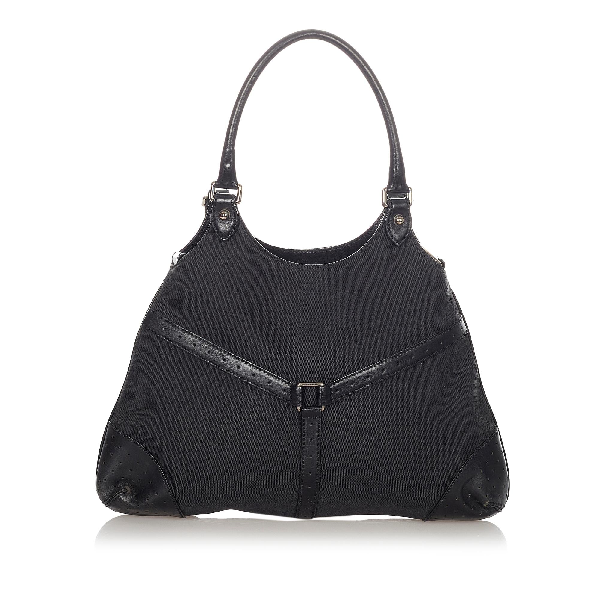 Gucci Reins Canvas Shoulder Bag (SHG-31867)